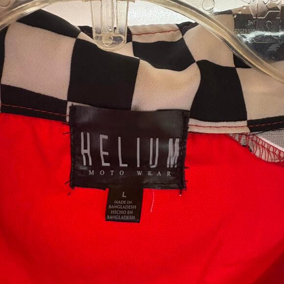 Helium moto wear red and white jacket - Picture 2 of 6